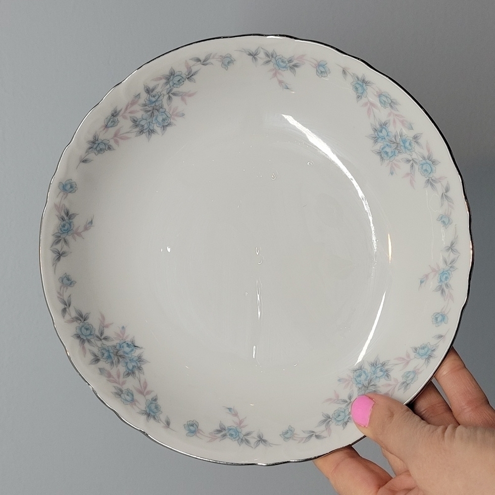 Vintage Norleans China Japan First Love Set of 6 Soup bowls